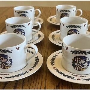 Disney White and Blue Character Mug Set